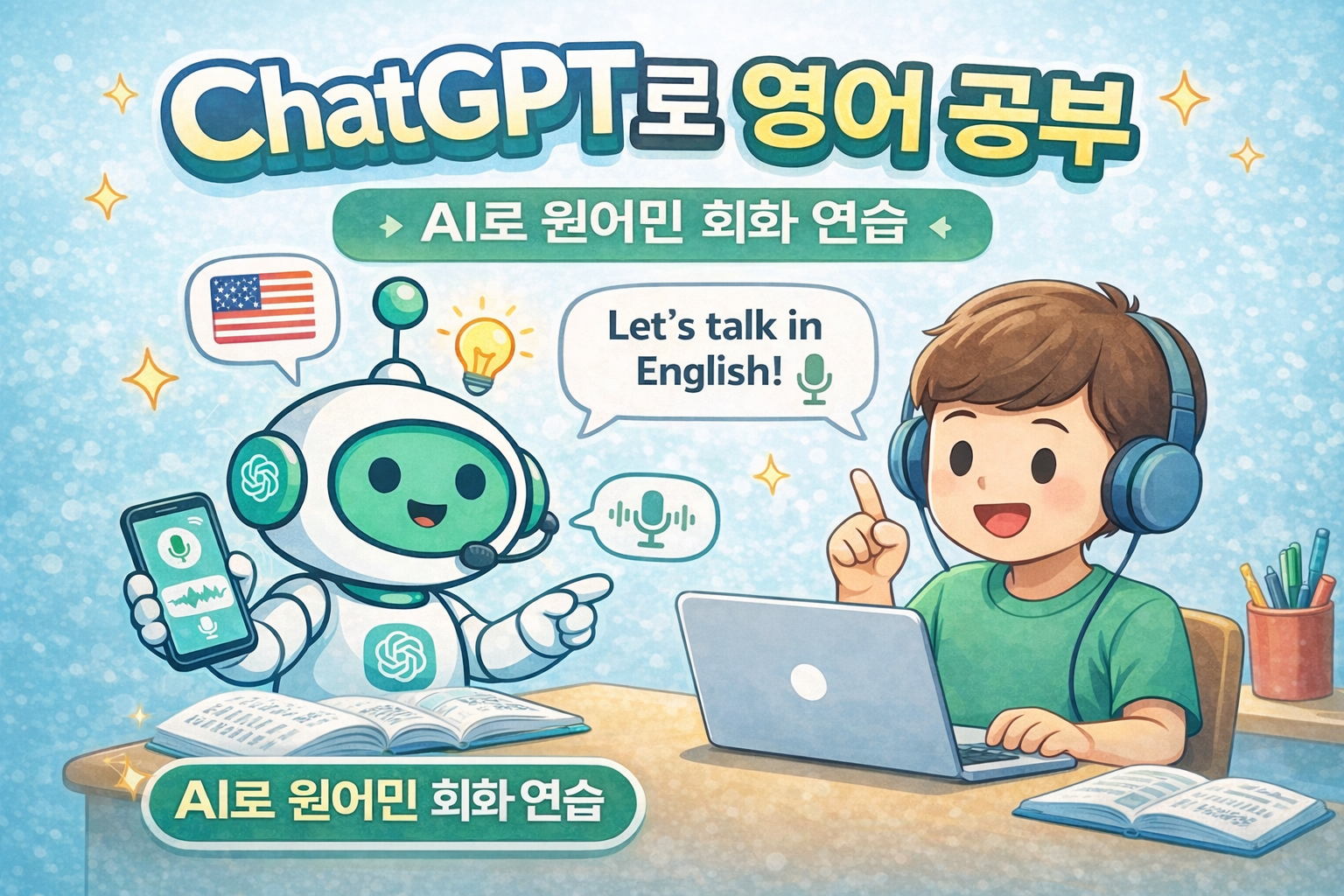 ChatGPT로 영어 공부하는 방법 (AI 영어 학습 완전 가이드)