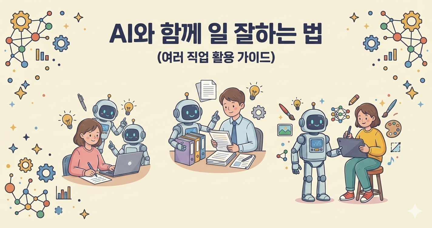 직업별 AI 추천 (업무에 유용한 AI 도구 가이드)