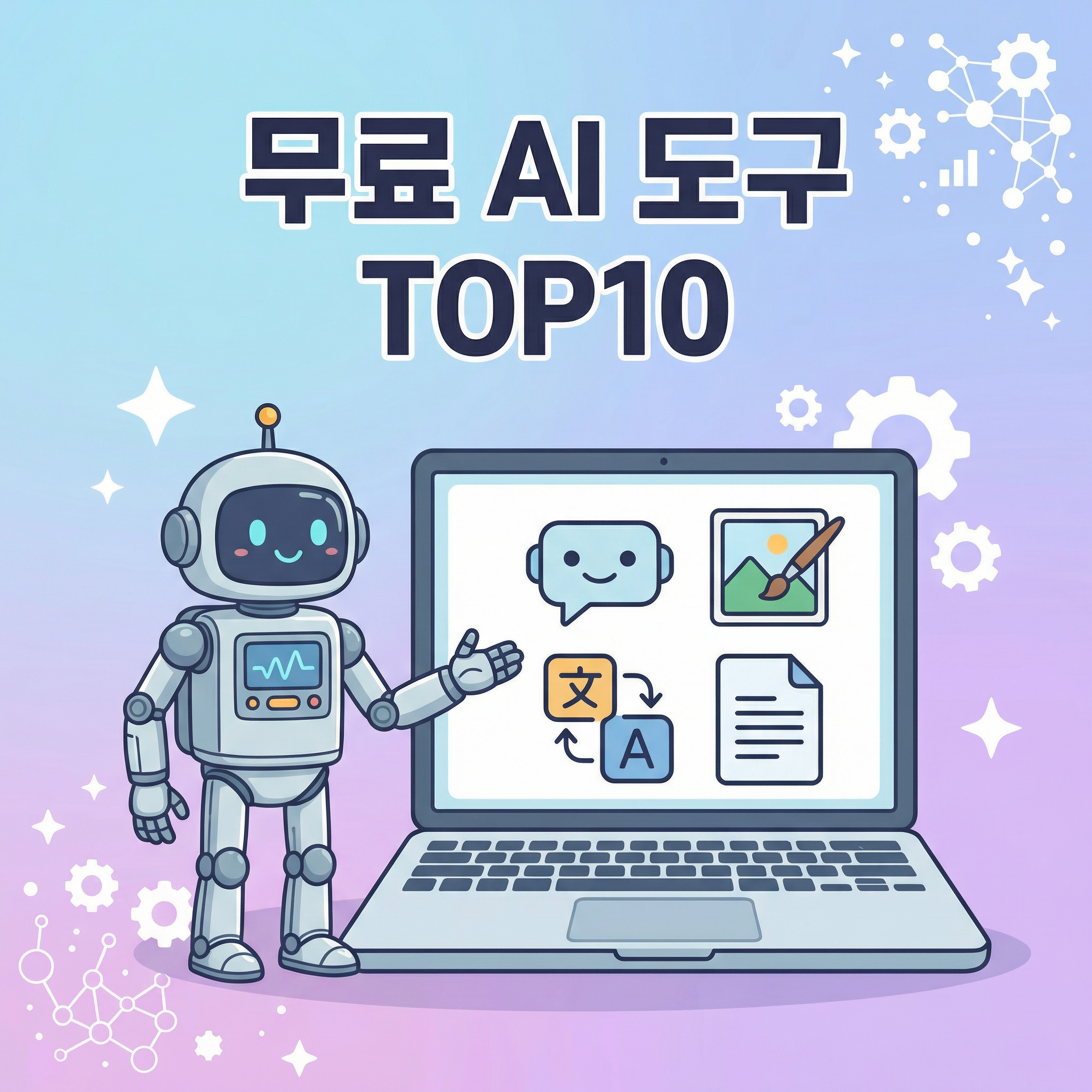 무료 AI 도구 추천 TOP10 (업무와 공부에 유용한 AI)